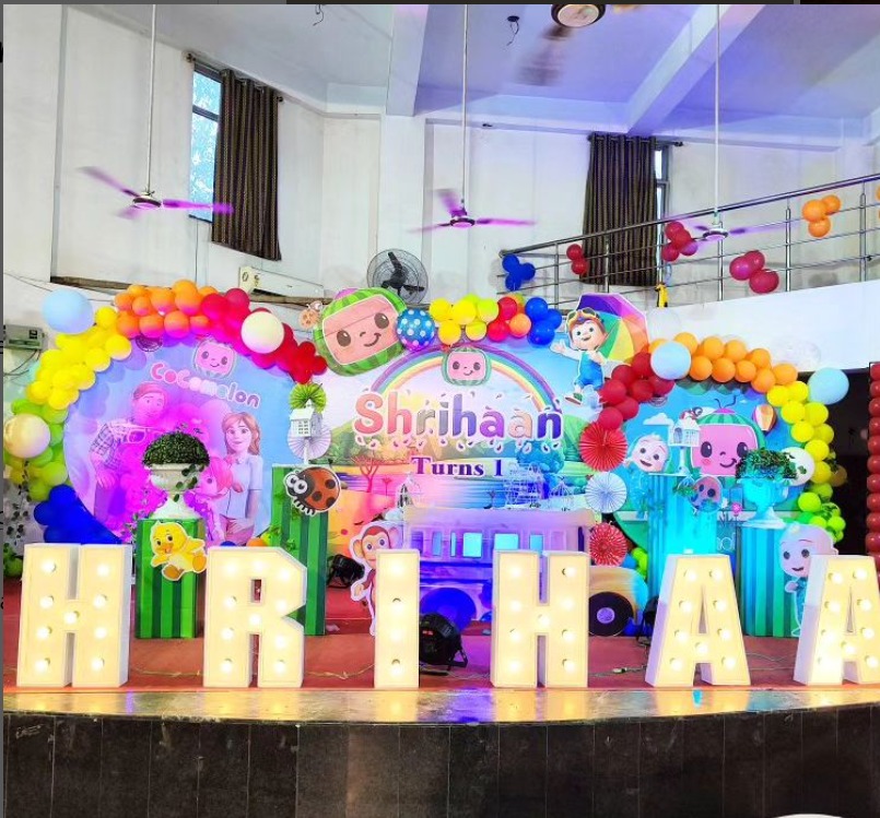 Colorful Kids Birthday Decoration
