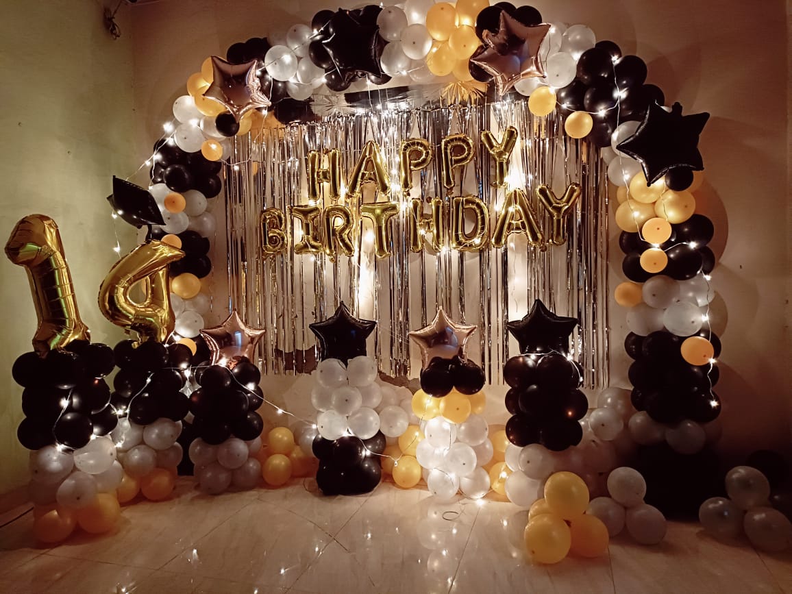 Birthday Party Decoration Setup