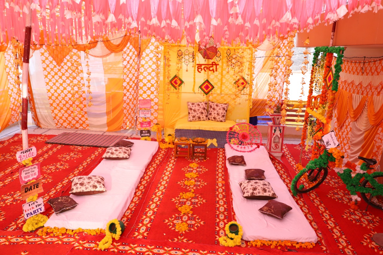 Haldi Party Setup