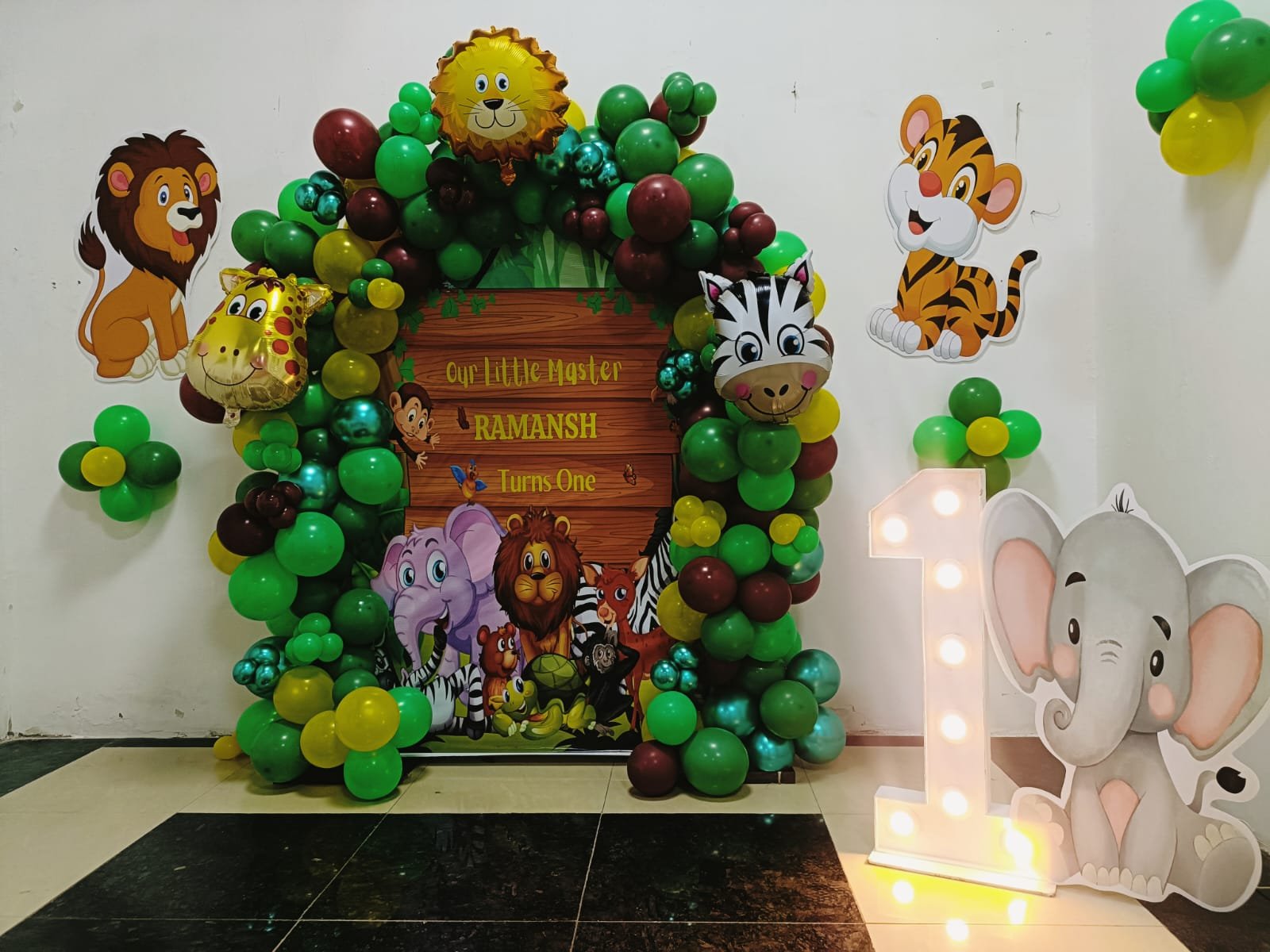 Jungle Theme Birthday Decoration for Kids
