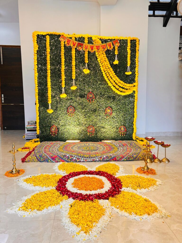 Annaprashan Flower Decoration