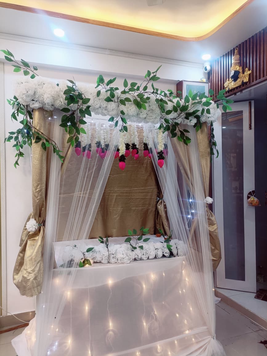 Ganpati Decoration at Home