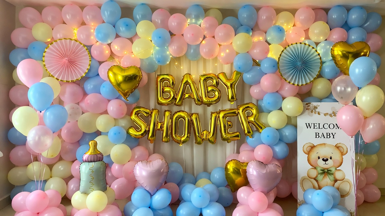 Baby Shower Balloon Decoration Ideas
