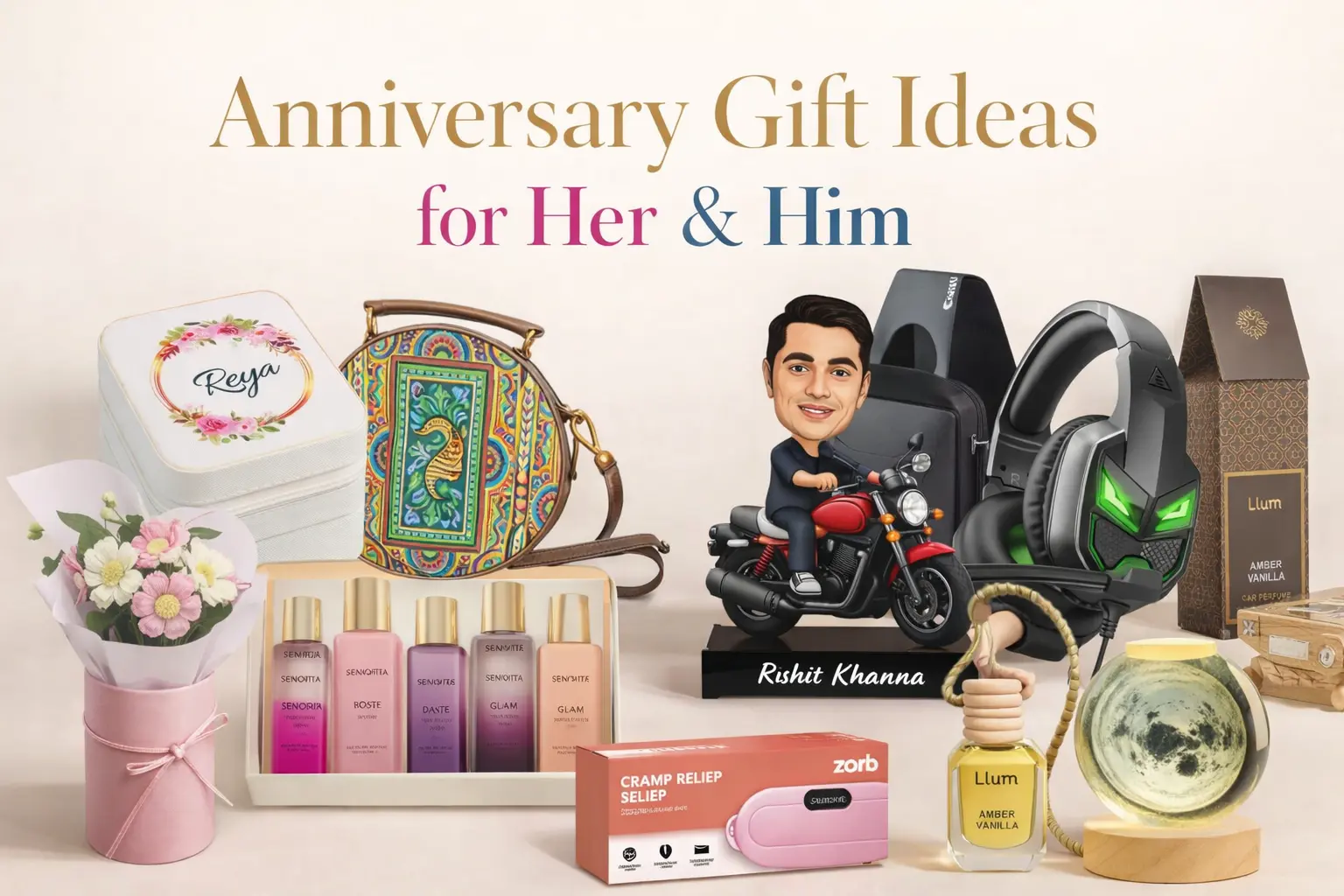 Anniversary Gift Ideas for Her & Him