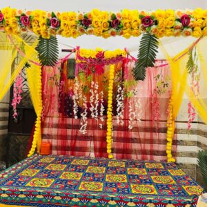 Ganesh Pooja Decoration at Home