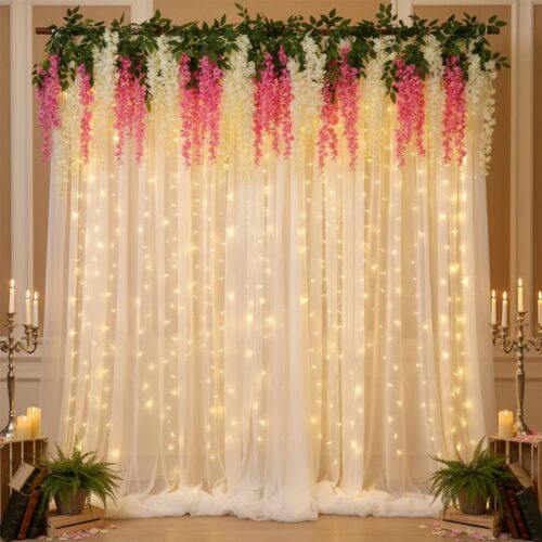 Floral Backdrop Decoration