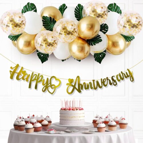 Golden & Glam Anniversary Theme