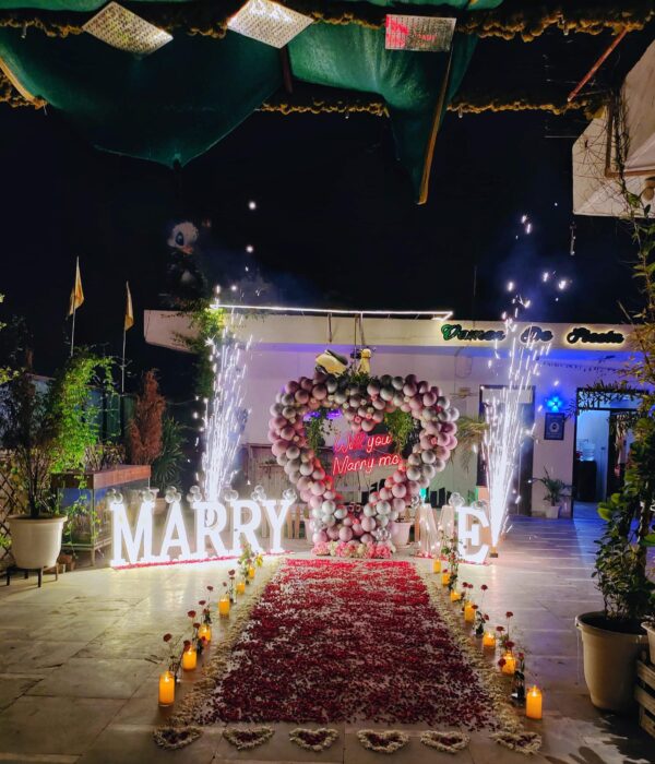 Marriage Proposal Decoration