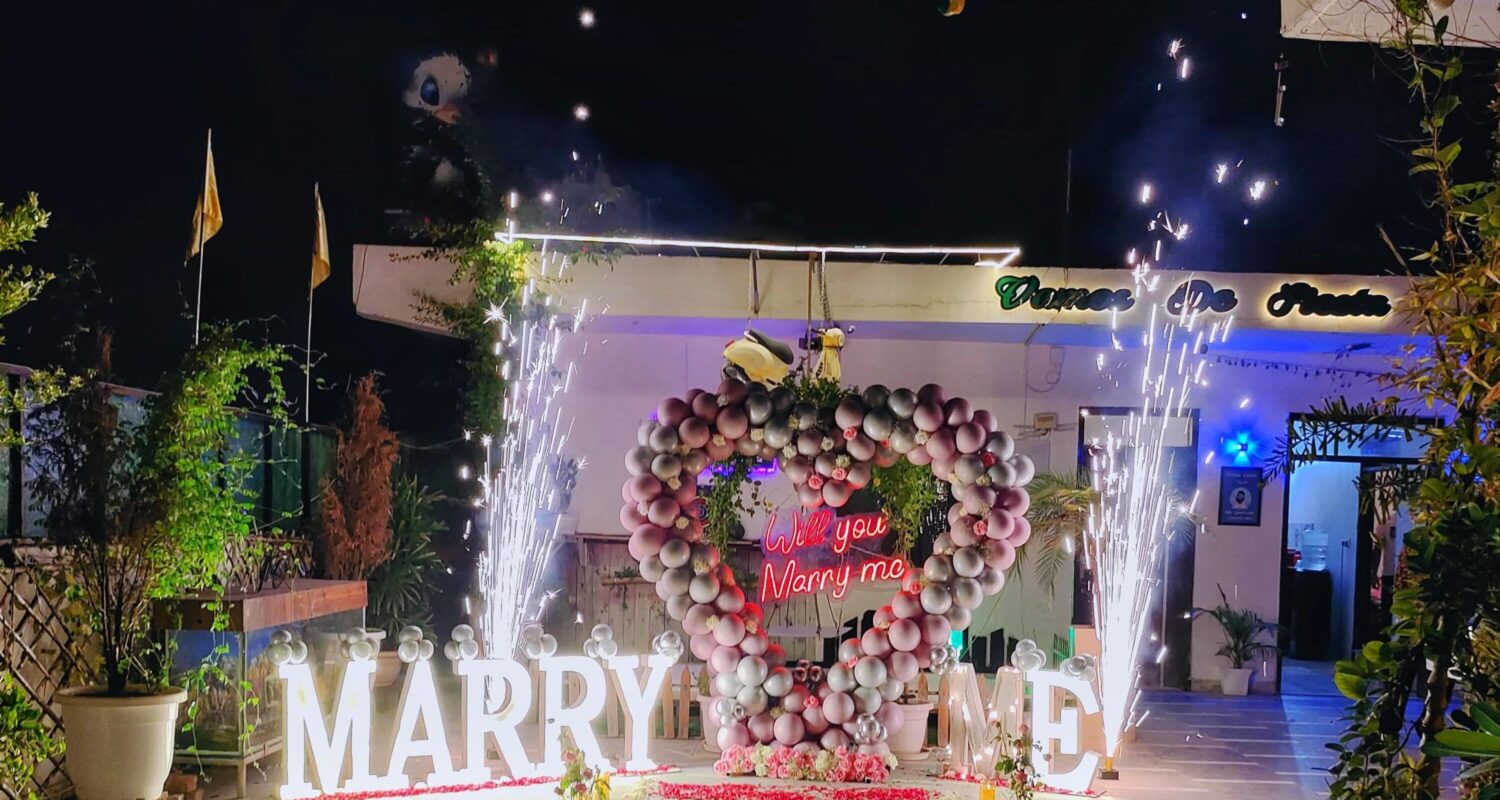 Marriage Proposal Decoration