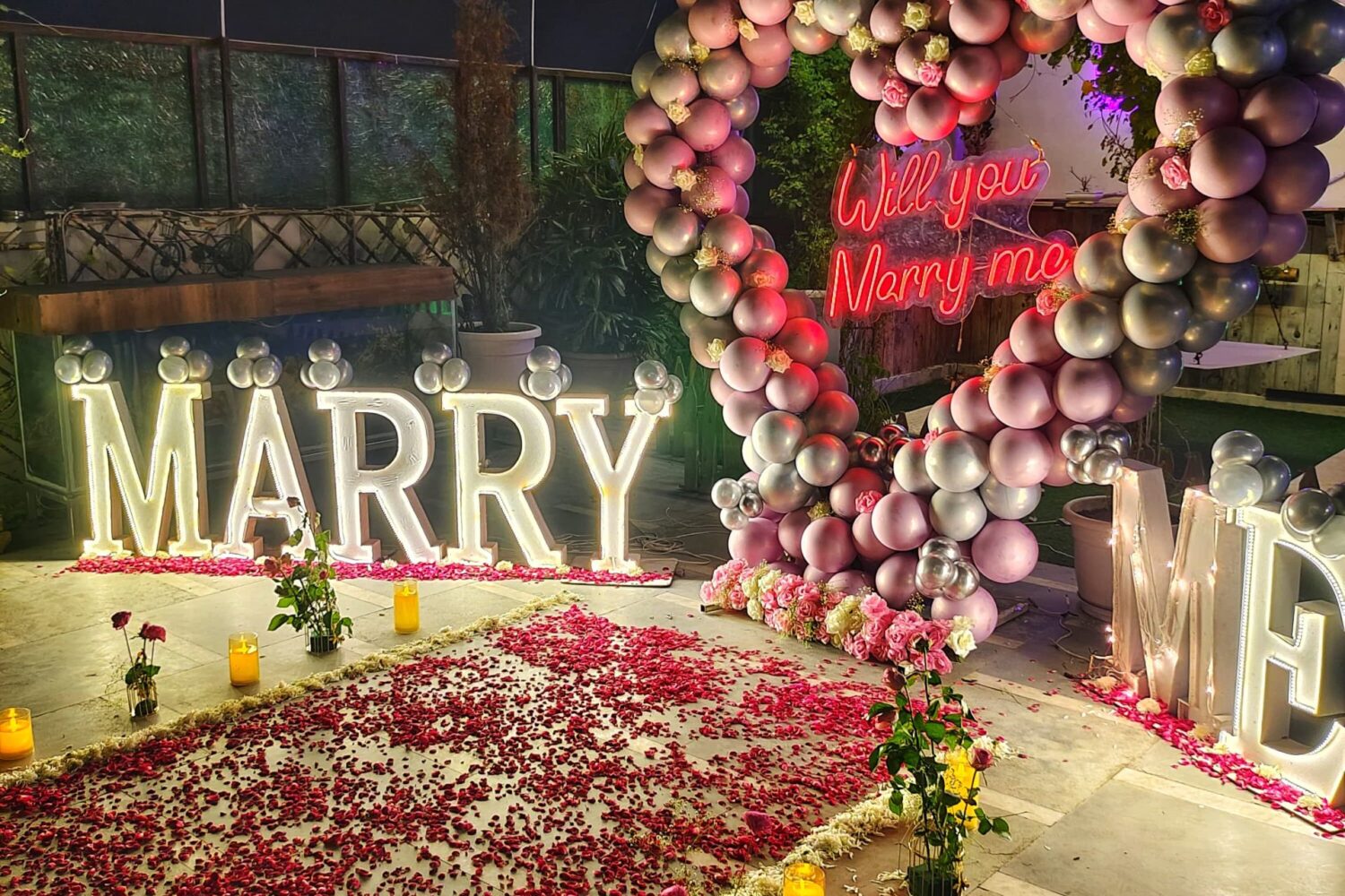 Romantic Proposal Decoration