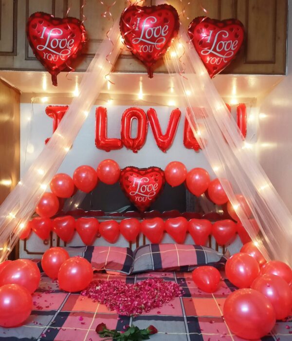 Valentine's Day Decoration at Home | Romantic Room Decoration