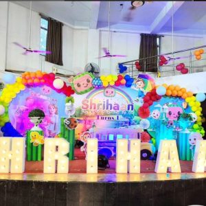 Colorful Kids Birthday Decoration