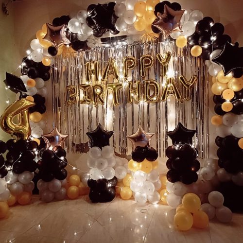 Birthday Party Decoration Setup